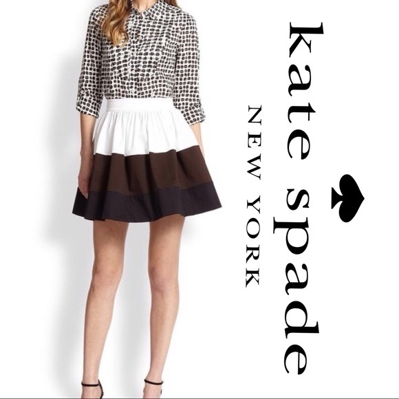 Kate Spade Tri Color Skirt